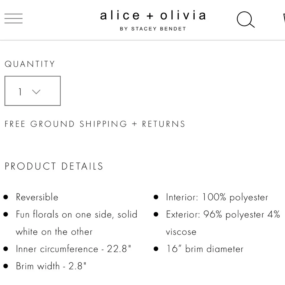 ๐ธHost Pick๐ธAlice + Olivia | Reversible bucket hat - Picture 2 of 4